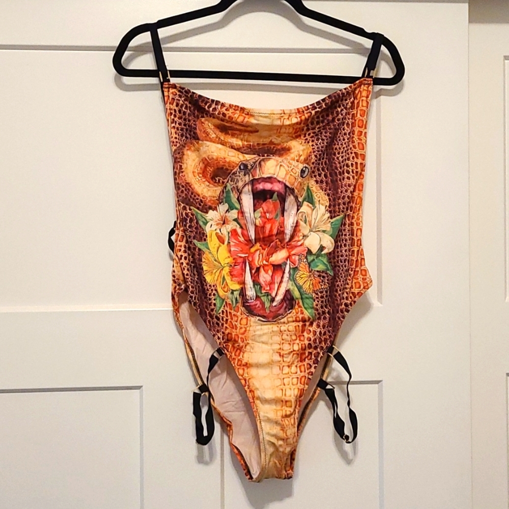 Snake Print Swimsuit